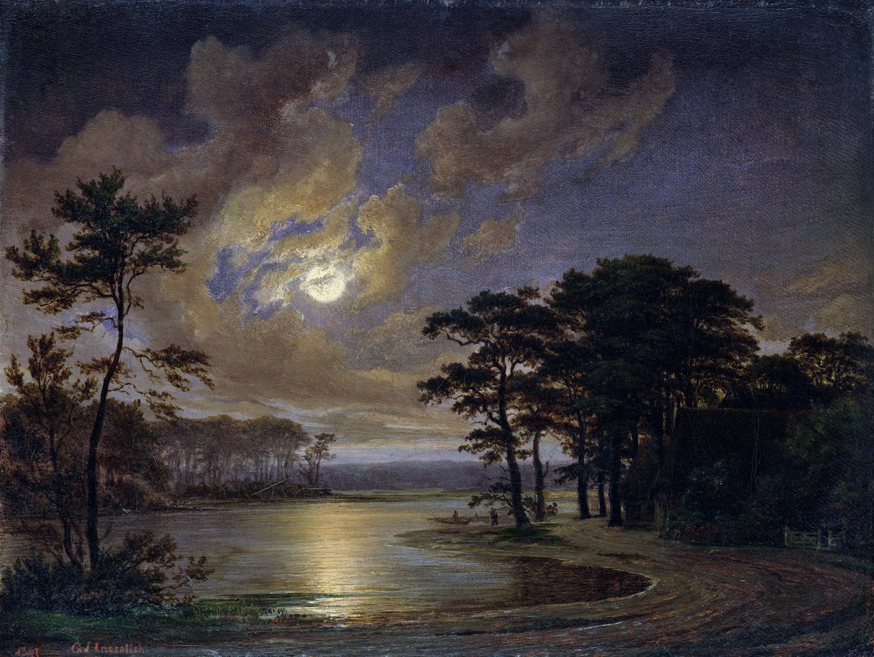 Mar Holstein - Luar, 1847 de Johann Georg Haeselich