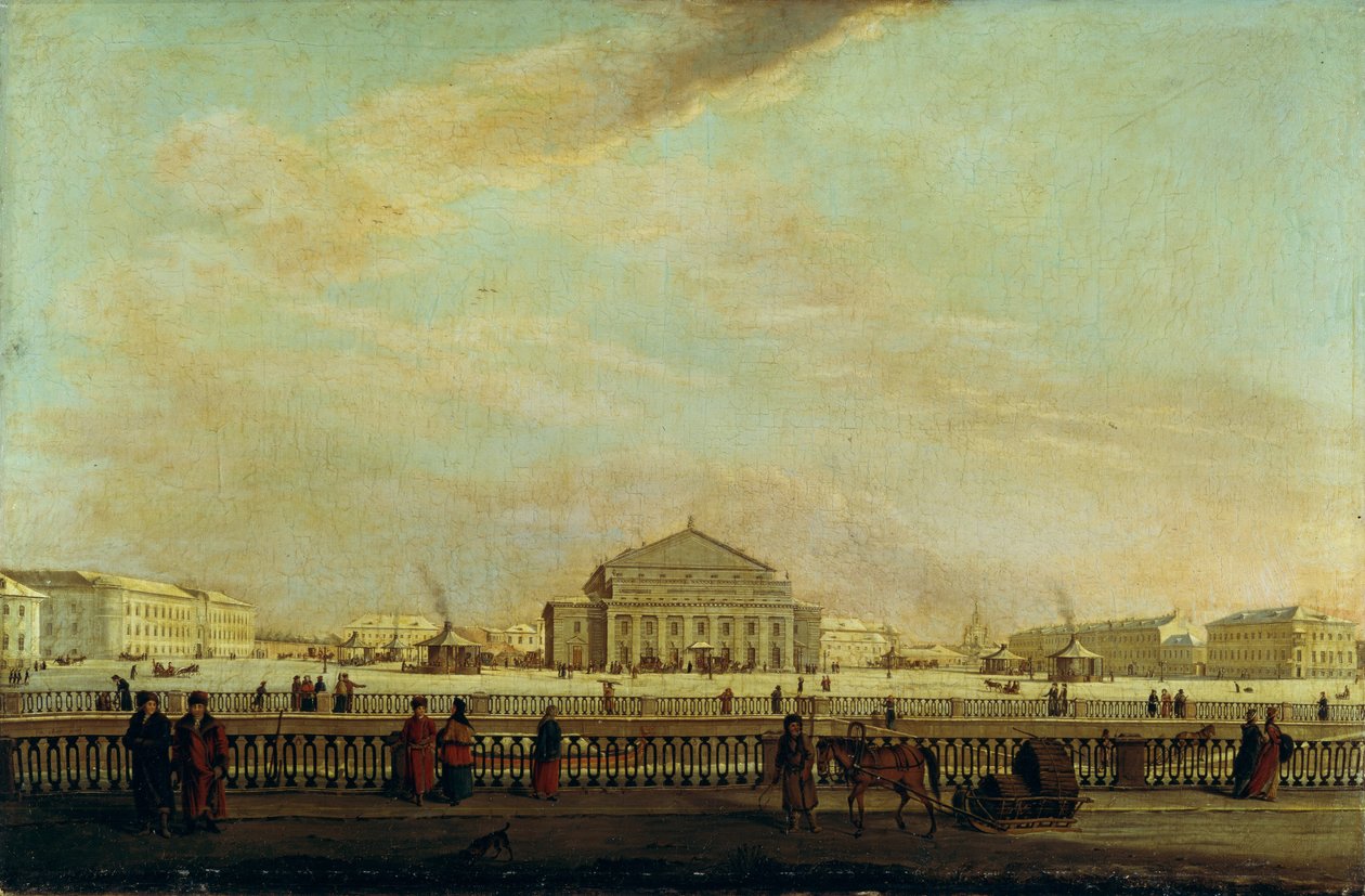 Teatro Bolshoi Kamenny Imperial de São Petersburgo de Johann Georg Mayr