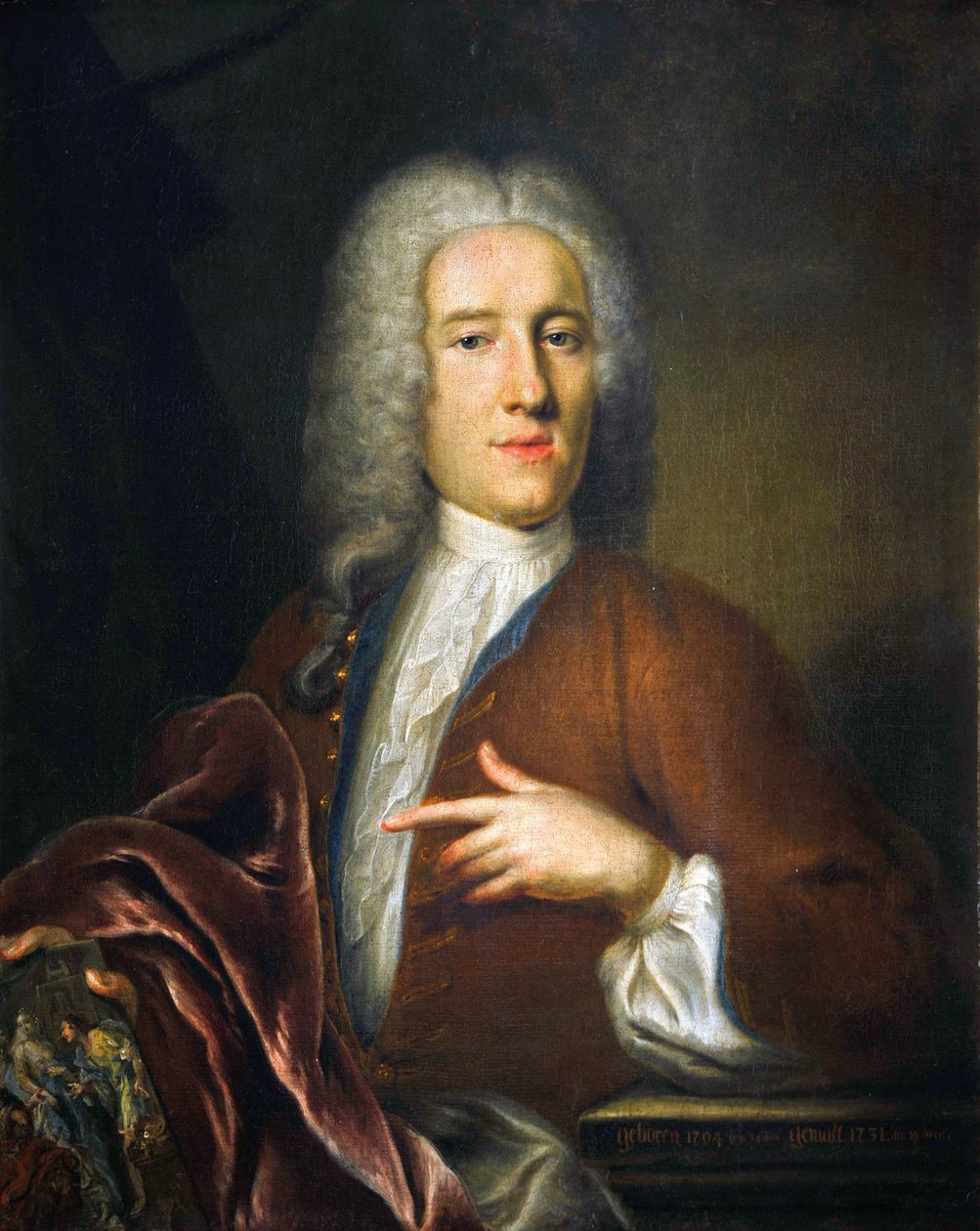 Auto-retrato, 1731. de Johann Georg Platzer
