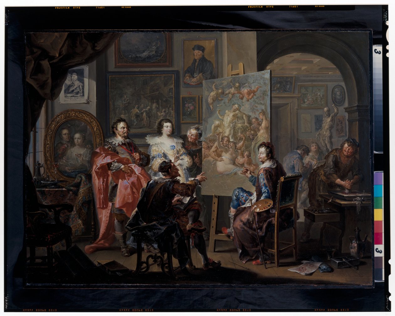 O atelier do pintor de Johann Georg Platzer