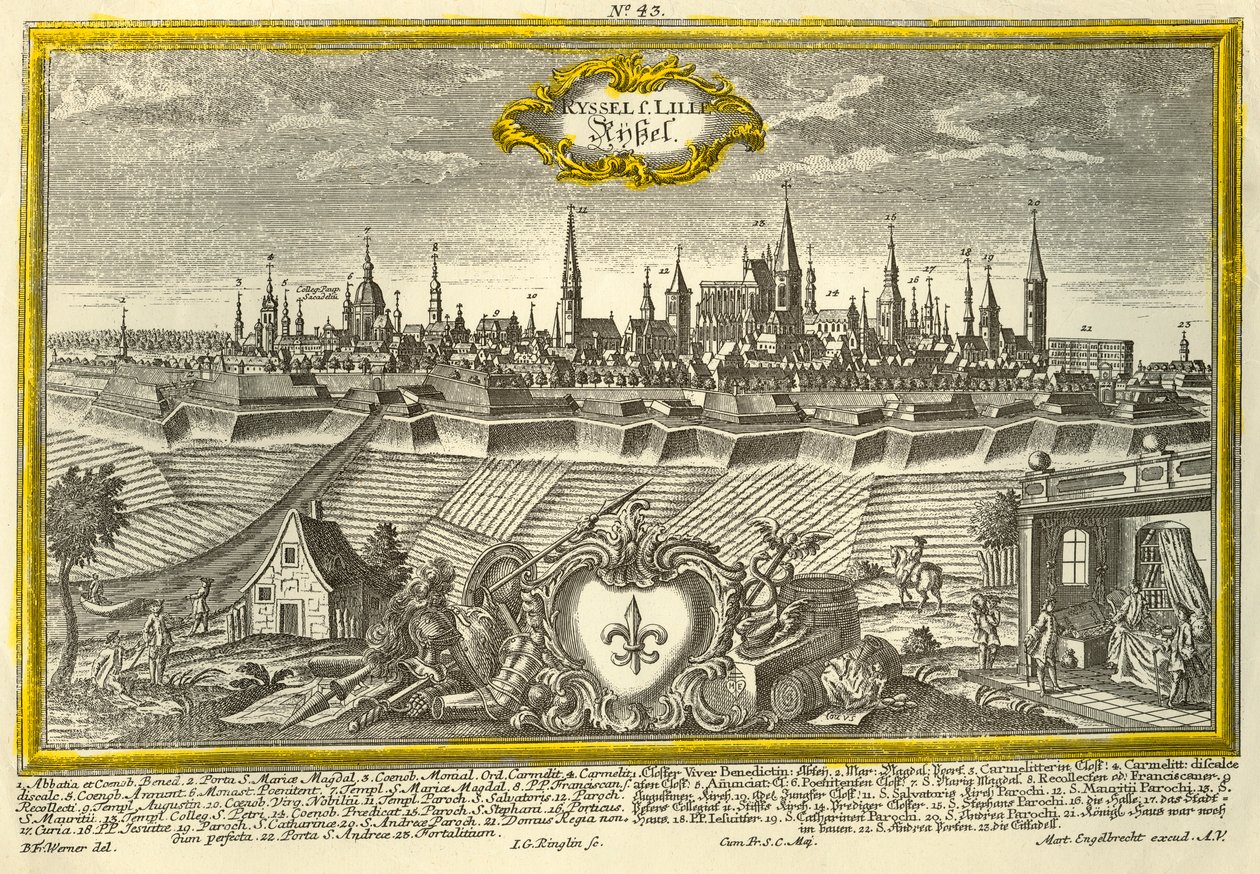 Pouco, c1740. de Johann Georg Ringlin