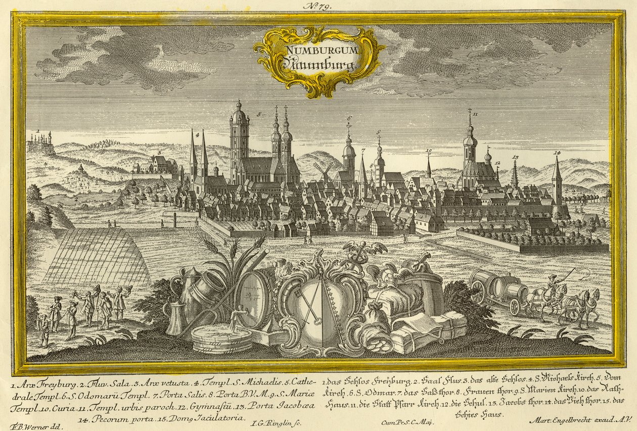 Nuremberg, c1740. de Johann Georg Ringlin