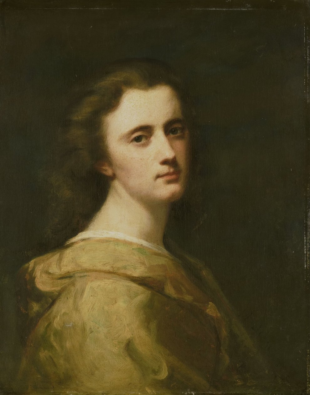 Retrato de Thérèse Schwartze, a Filha do Artista, aos 16 anos de Johann Georg Schwartze