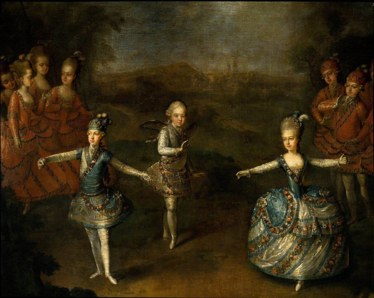 Representação do ballet le triumphe de l