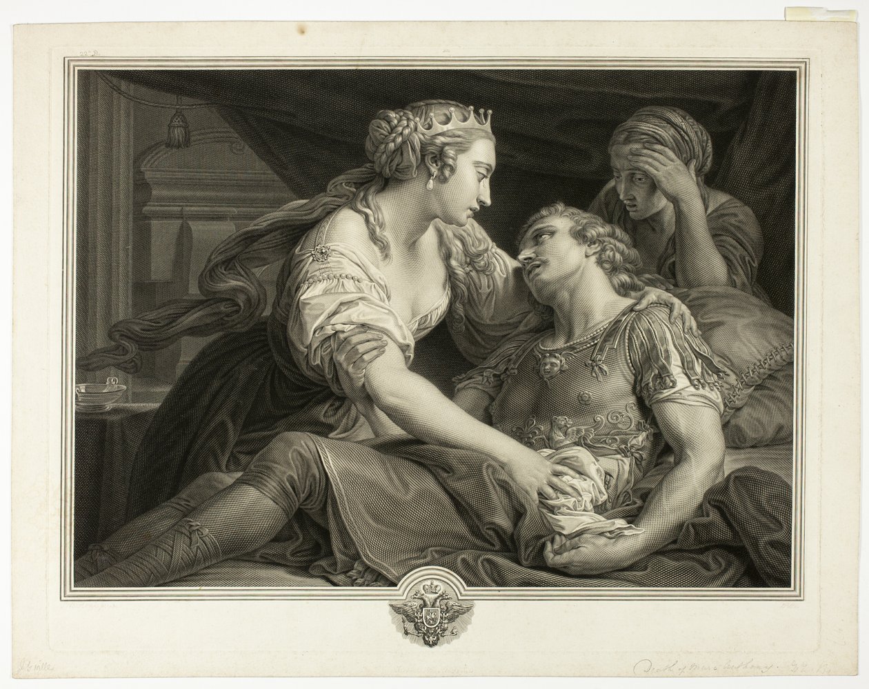 Morte de Marco António de Johann Georg Wille