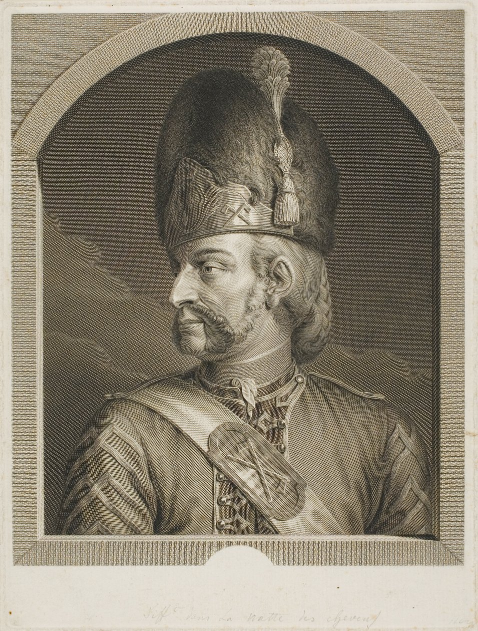 Sapper dos guardas suíços de Johann Georg Wille