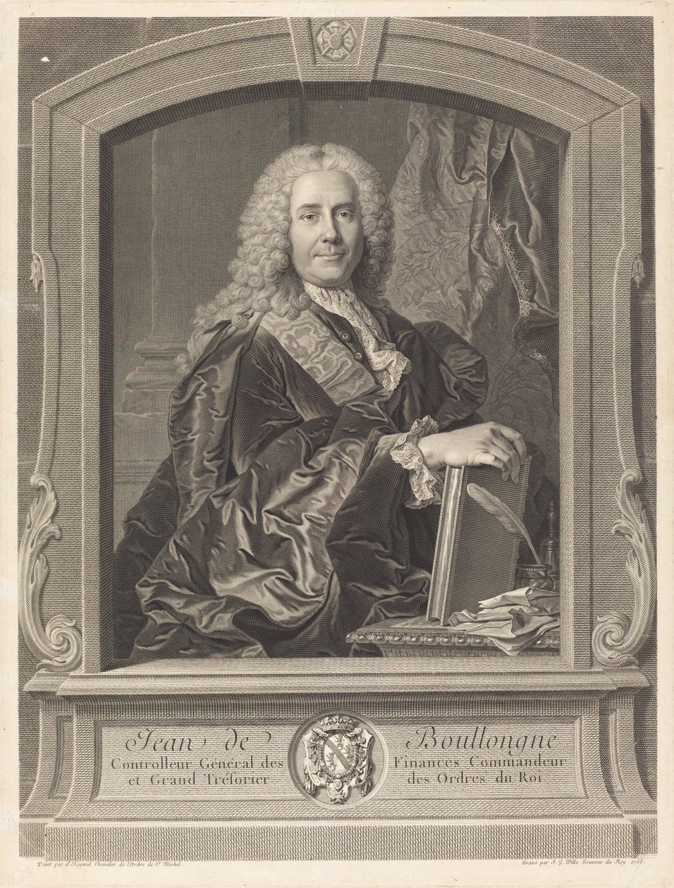 João de Boulongne de Johann Georg Wille after Hyacinthe Rigaud