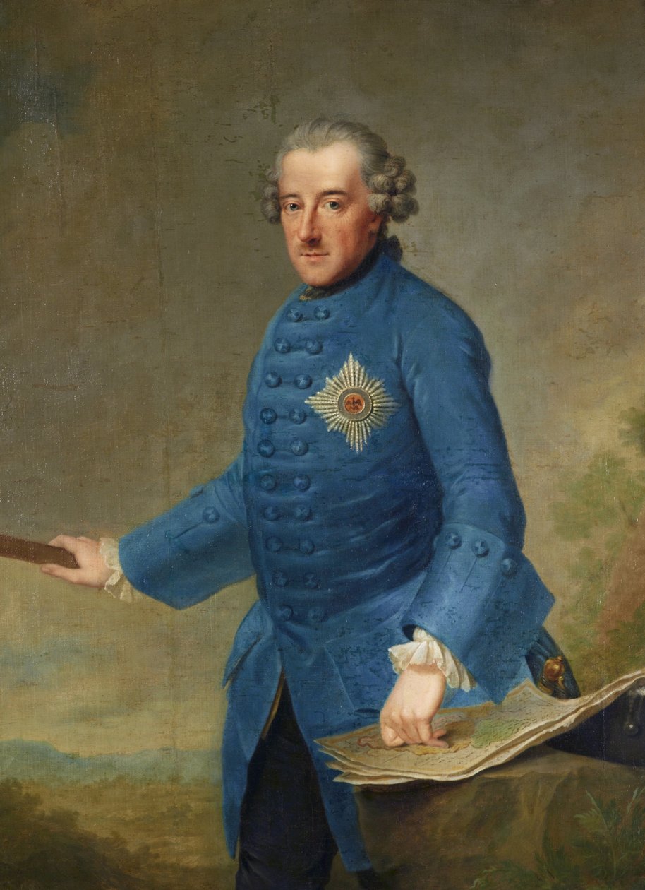 Frederico, o Grande de Johann Georg Ziesenis