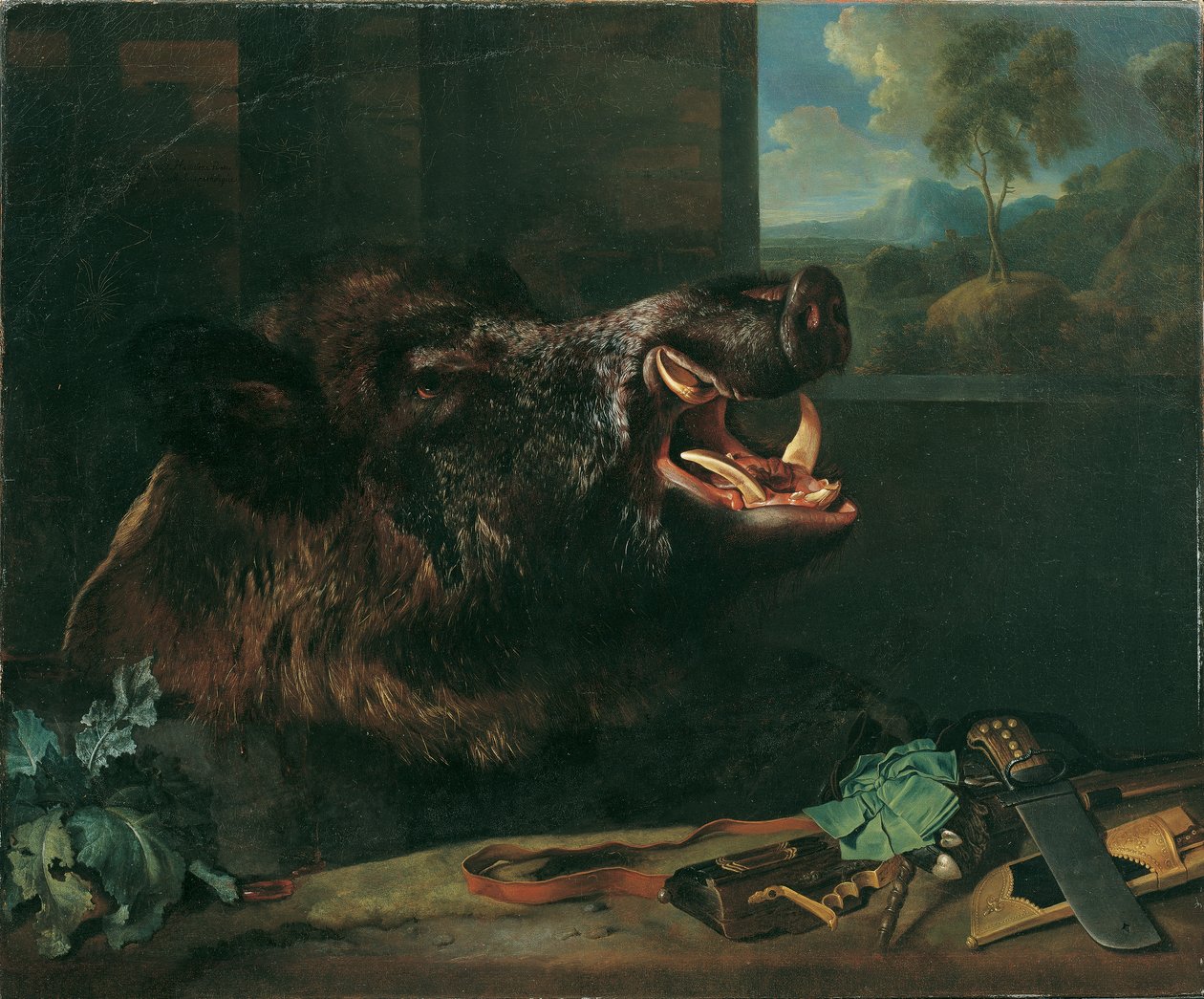 Javali selvagem de Johann Georg de Hamilton