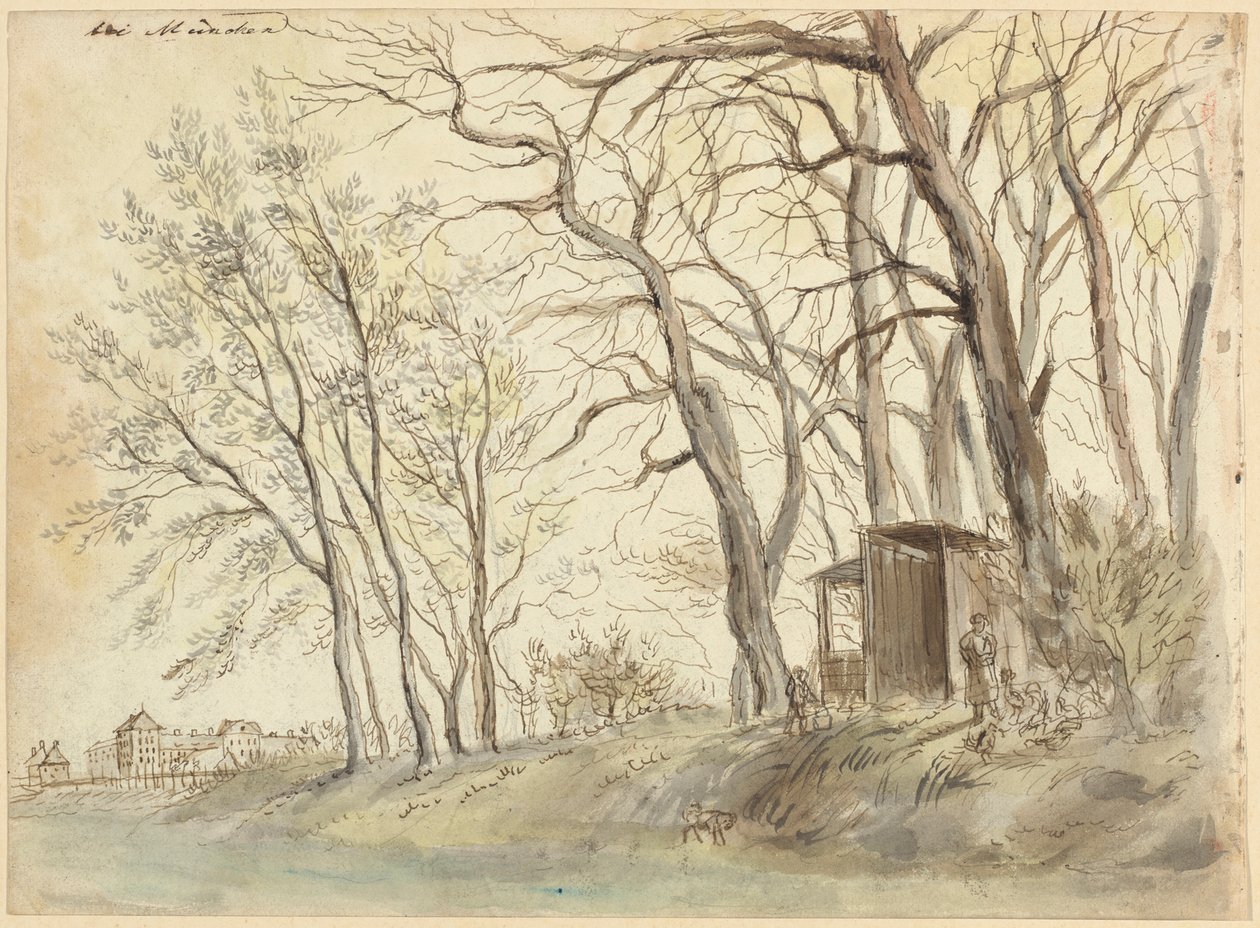 Perto de Munique de Johann Georg von Dillis