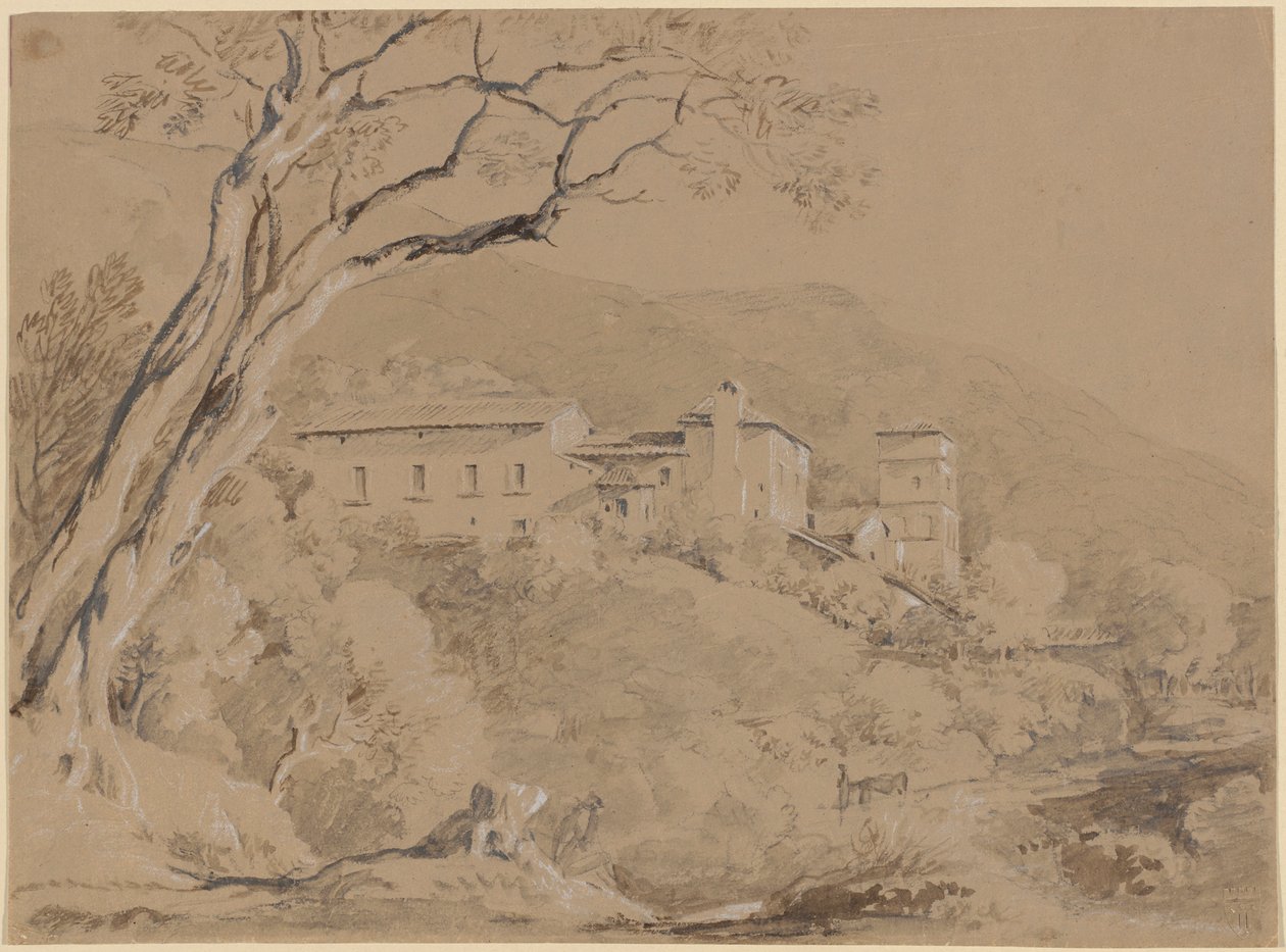 Paisagem montanhosa de Johann Georg von Dillis
