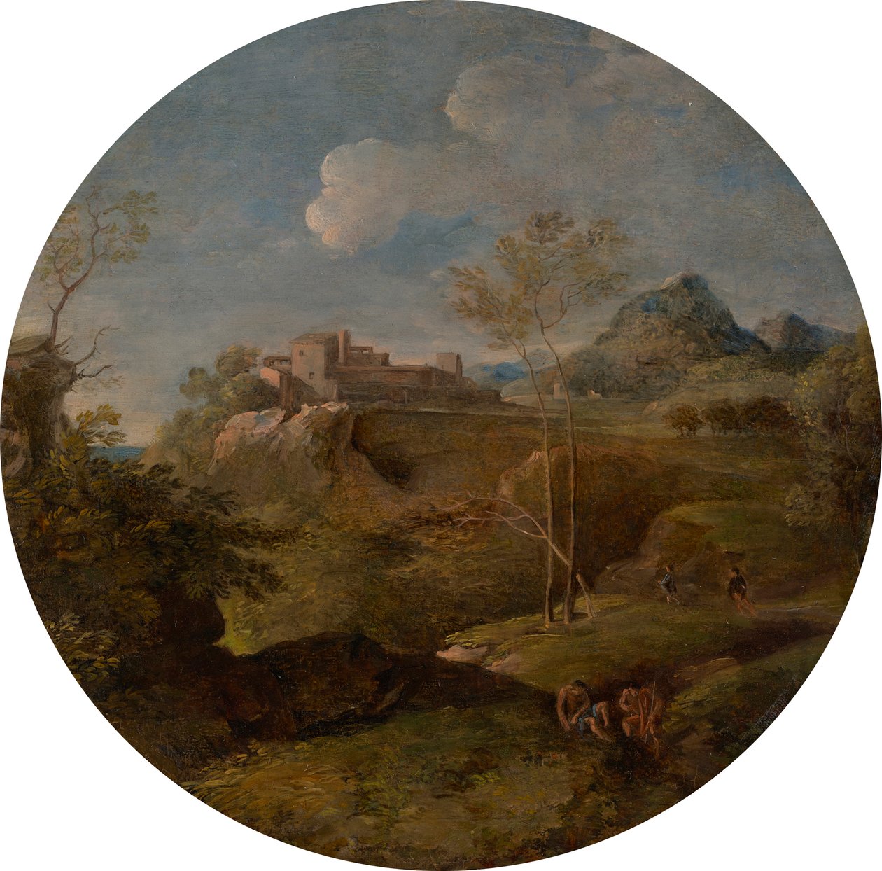 Paisagem ideal de Johann Georg von Dillis