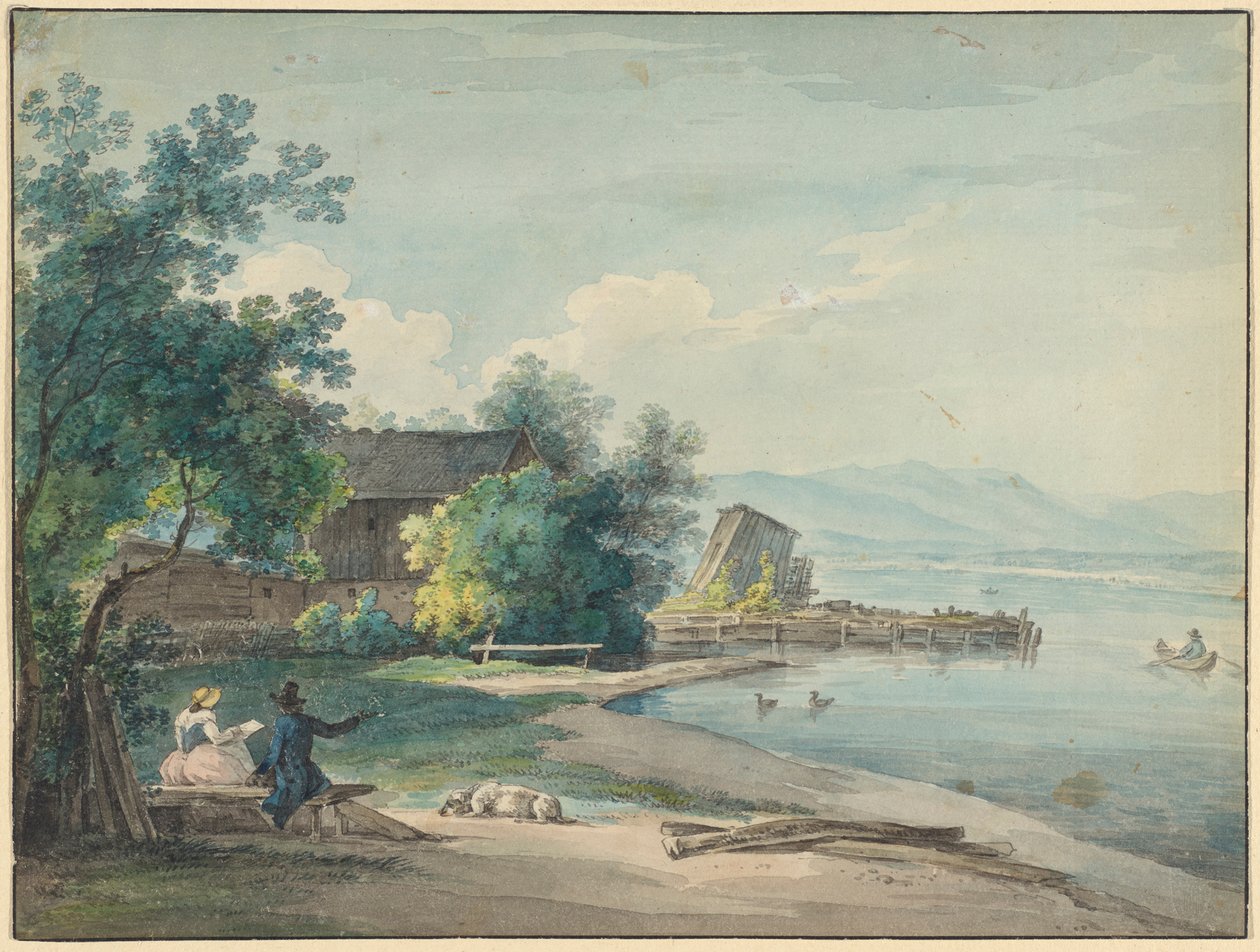 Lago de Starnberg de Johann Georg von Dillis
