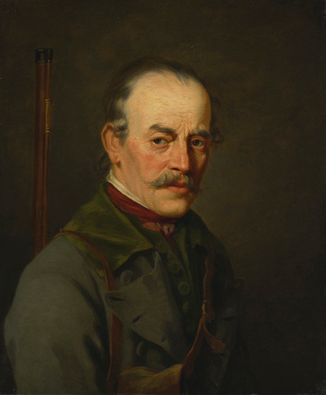 Wolfgang Dillis, o pai do artista, por Johann Georg von Dillis, Moritz Kellerhoven de Johann Georg von Dillis