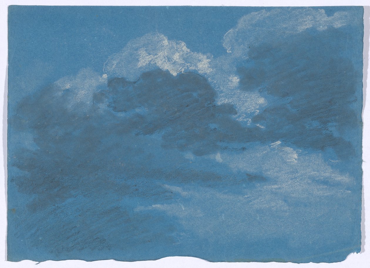 Wolkenstudie de Johann Georg von Dillis