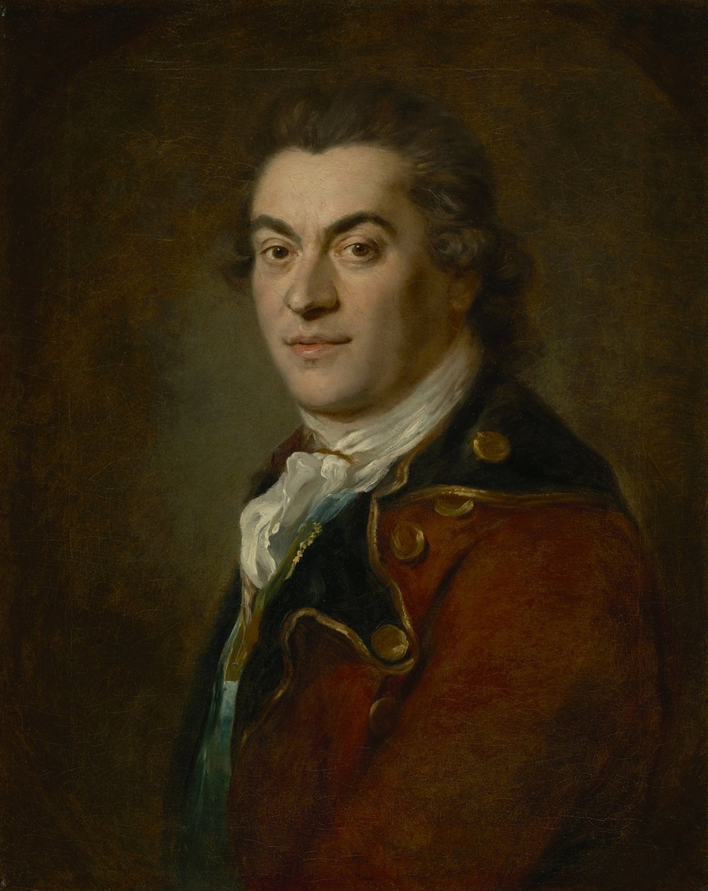 Retrato de um desconhecido de Johann Georg von Edlinger