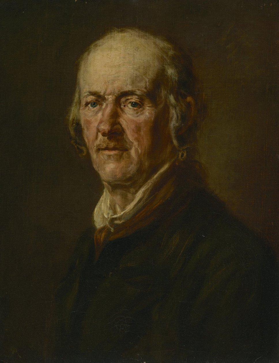 Retrato de um homem velho de Johann Georg von Edlinger