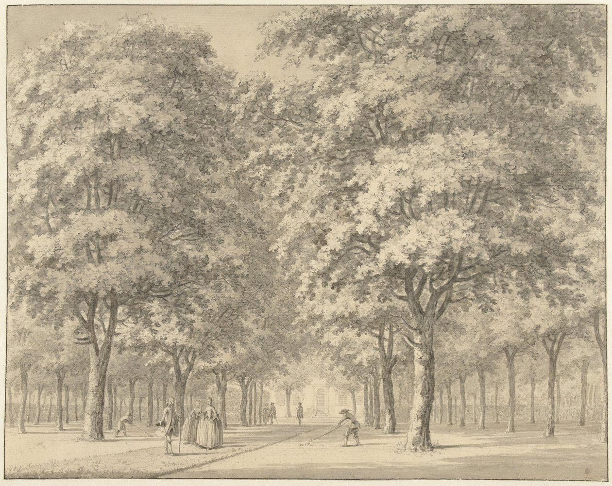 A entrada de um lado de fora (Velserbeek?) de Johann Goll van Frankenstein (I)