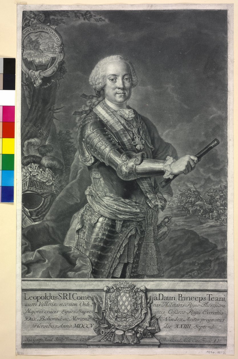Leopold Conde Daun de Johann Gottfried Haid