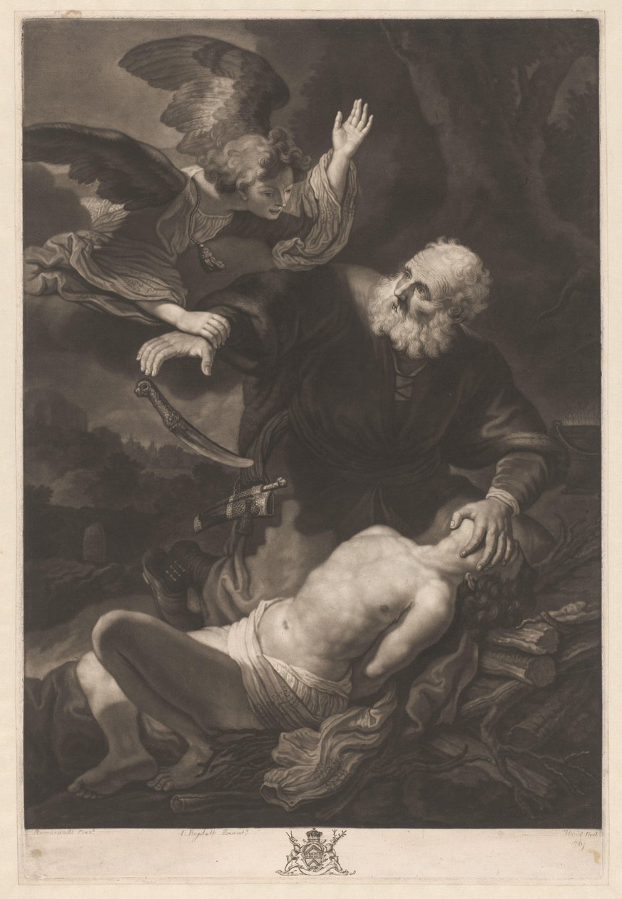 Sacrifício de Abraão de Johann Gottfried Haid
