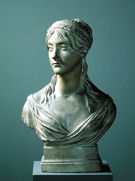 Retrato de Marianne Schlegel (1791-1869), 1805 (gesso) de Johann Gottfried Schadow