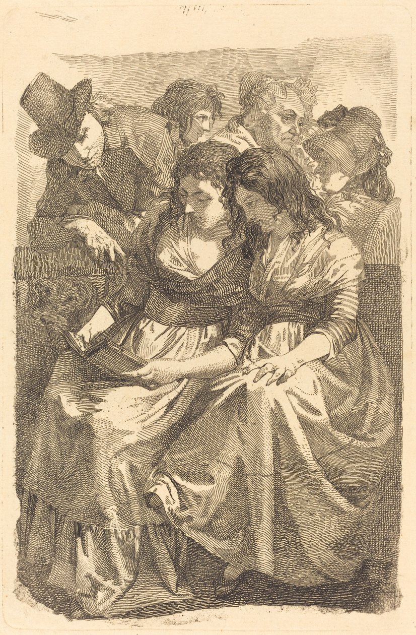 Schadow e sua família de Johann Gottfried Schadow