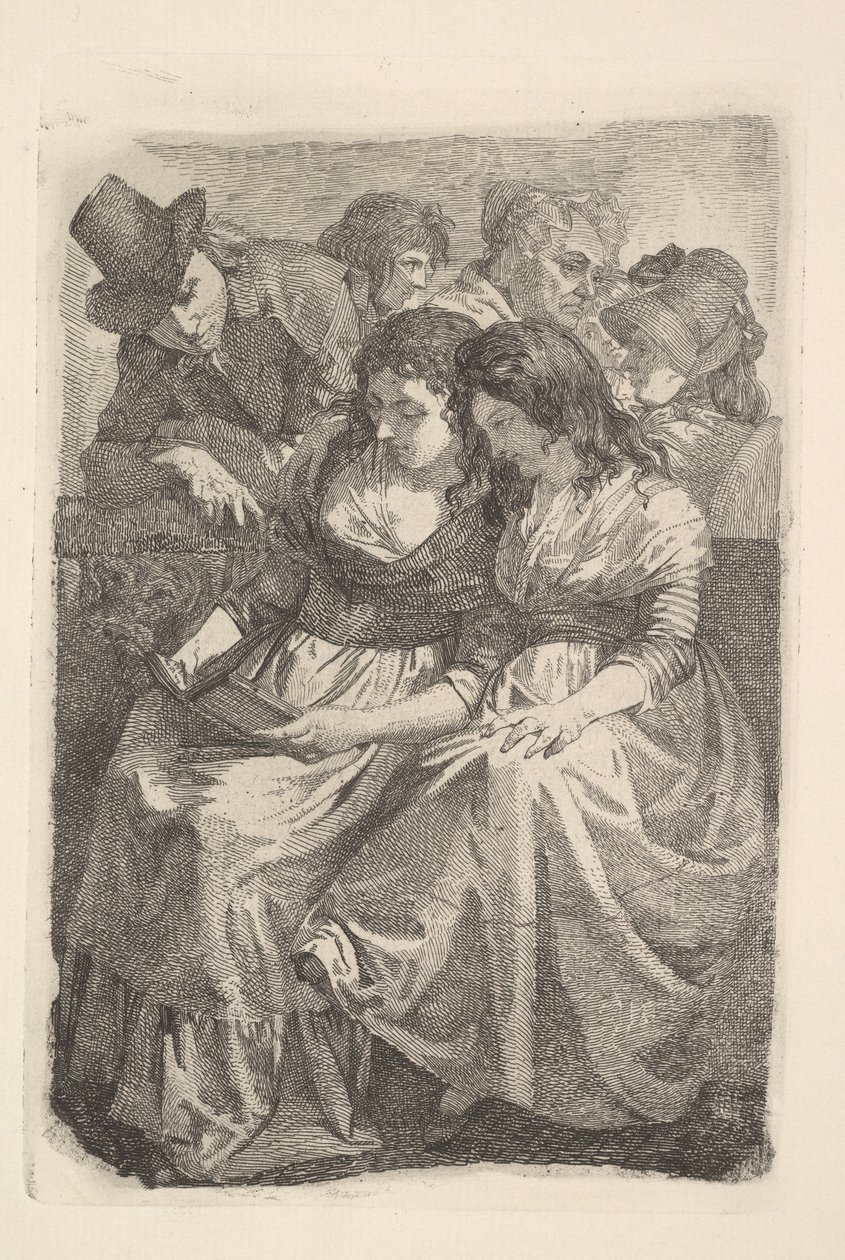 Schadow e sua família, 1925. de Johann Gottfried Schadow