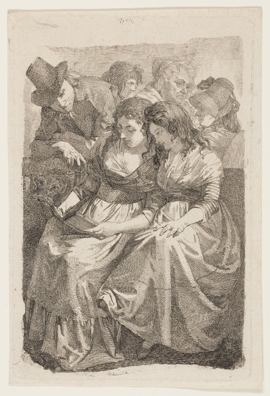 O artista e sua família de Johann Gottfried Schadow