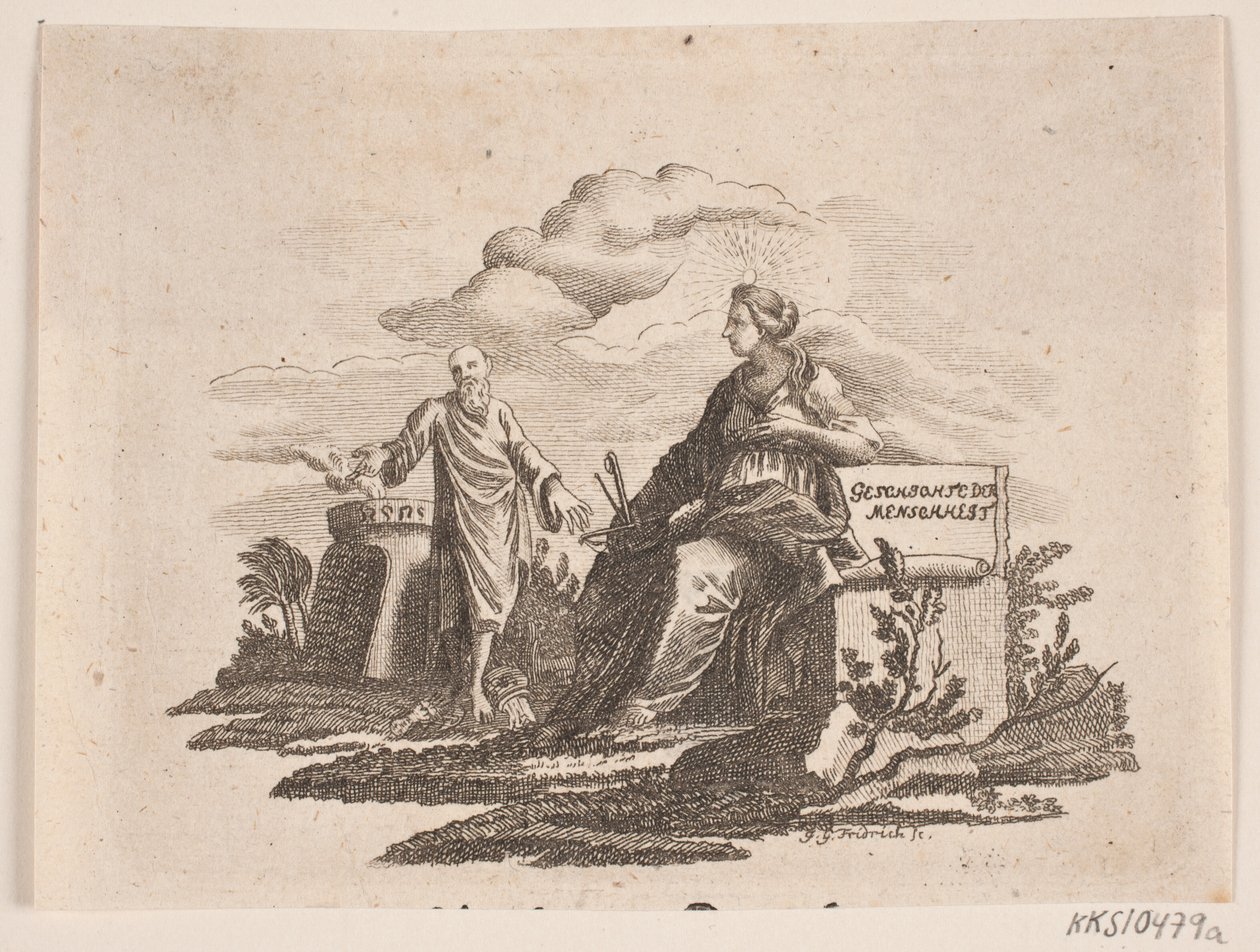 Vinheta para H. Niemeyer "Características Bíblicas" de Johann Gottlieb Friedrich