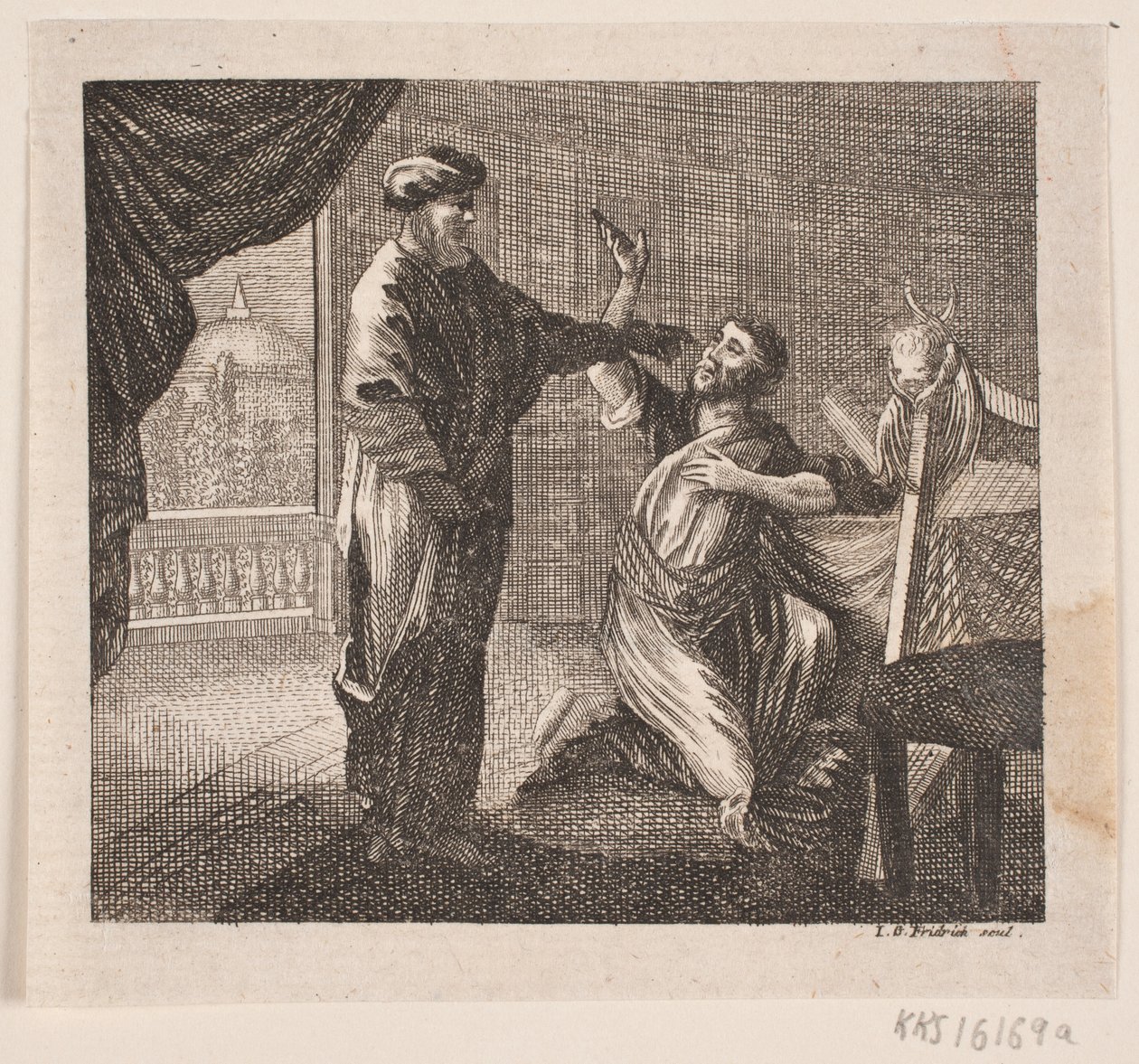 Vinheta para H. Niemeyer "Características Bíblicas" de Johann Gottlieb Friedrich