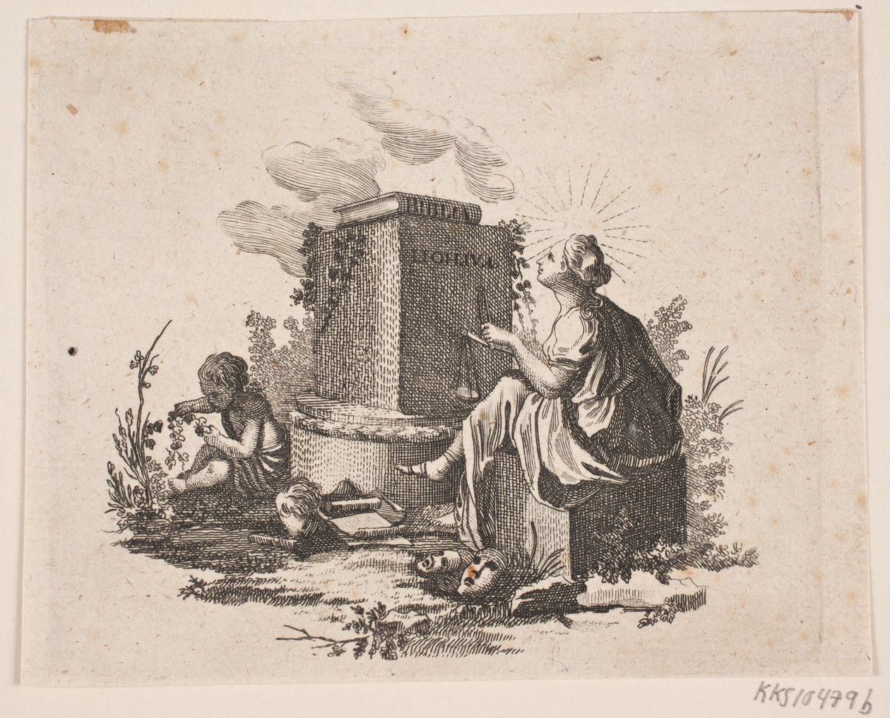 Vinheta para H. Niemeyer "Características Bíblicas" de Johann Gottlieb Friedrich