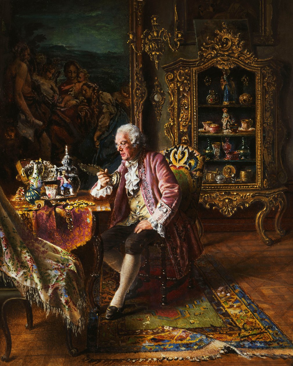 O colecionador de arte, de Johann Hamza