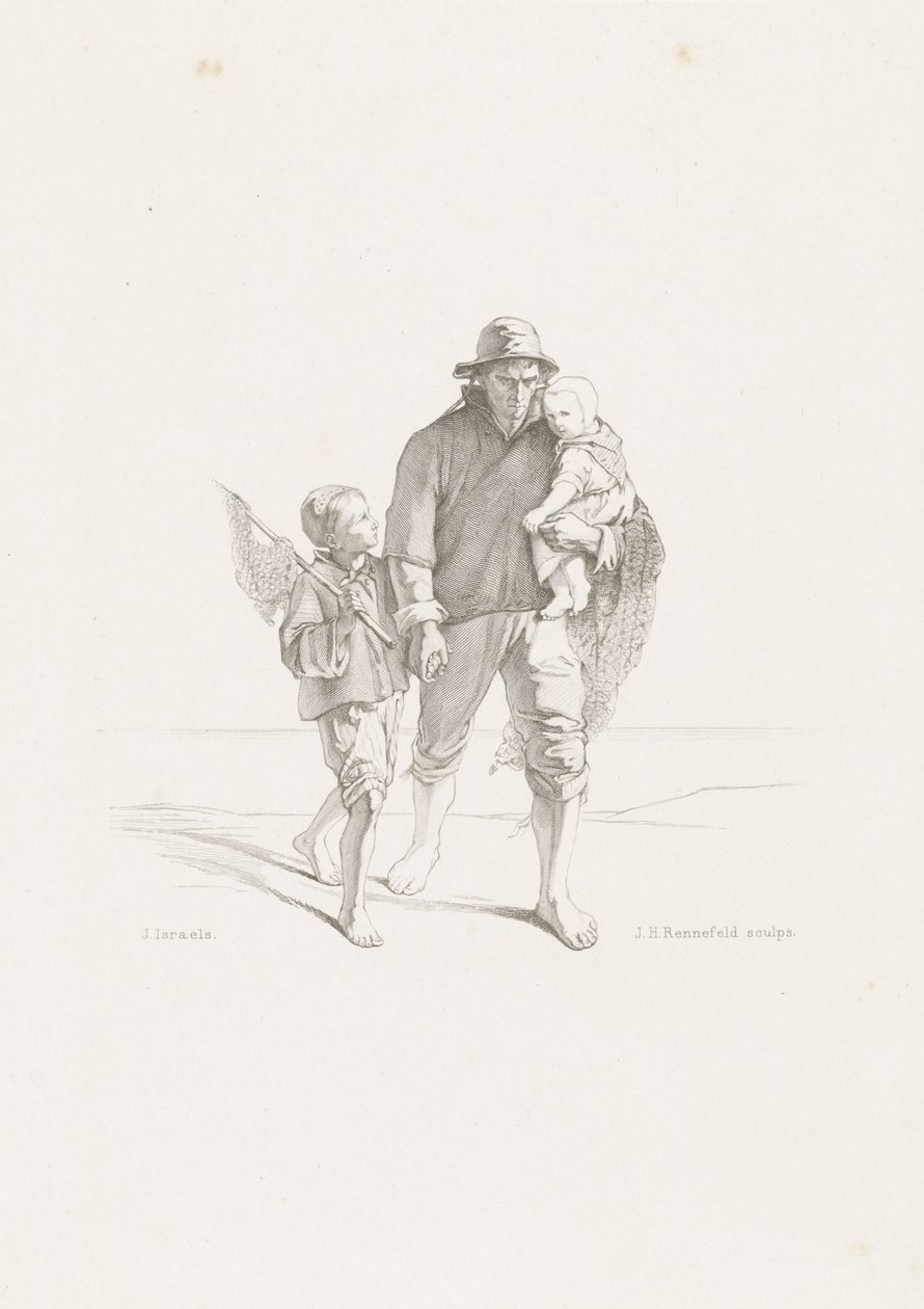 Passado o cemitério
As crianças do mar (título da série) de Johann Heinrich Maria Hubert Rennefeld