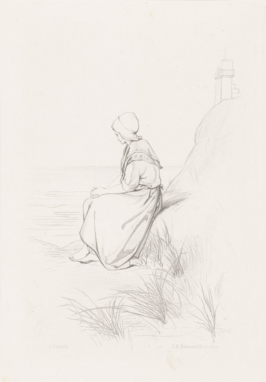 Rapariga nas dunas
As crianças do mar (título da série) de Johann Heinrich Maria Hubert Rennefeld