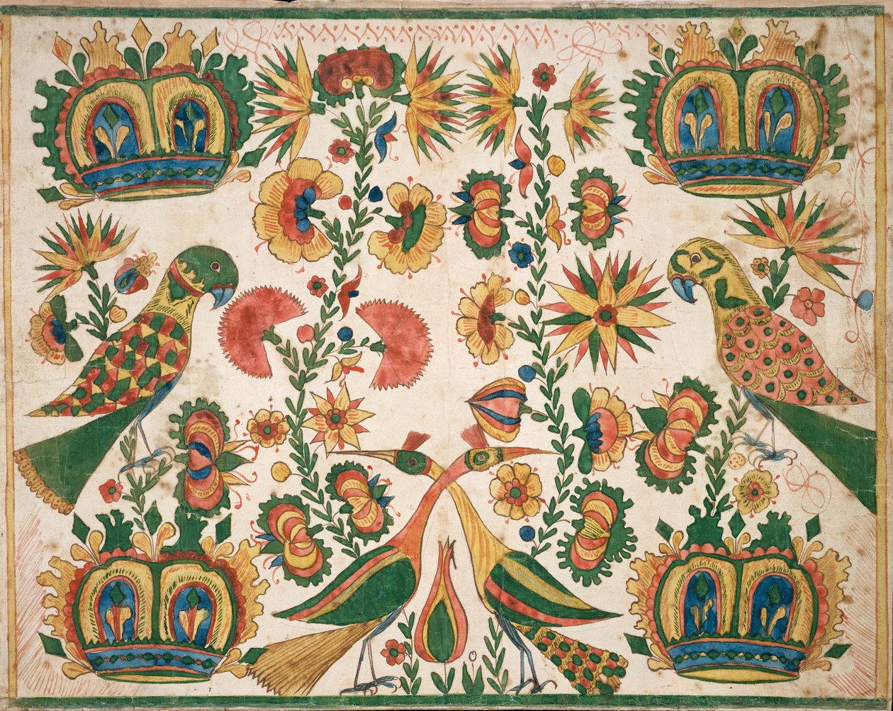 Fraktur, ca. 1770-1800. de Johann Heinrich Otto