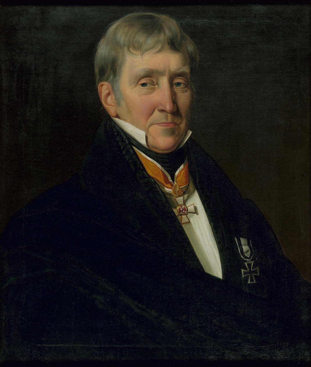Retrato de Franz Gerhard Wegeler 1765-1848, 1839. de Johann Heinrich Richter