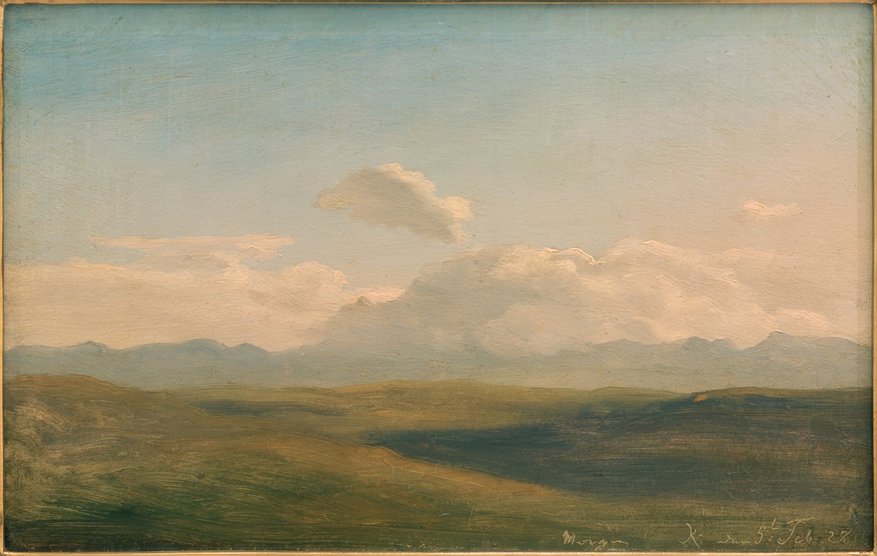 Paisagem de montanha italiana de Johann Heinrich Schilbach