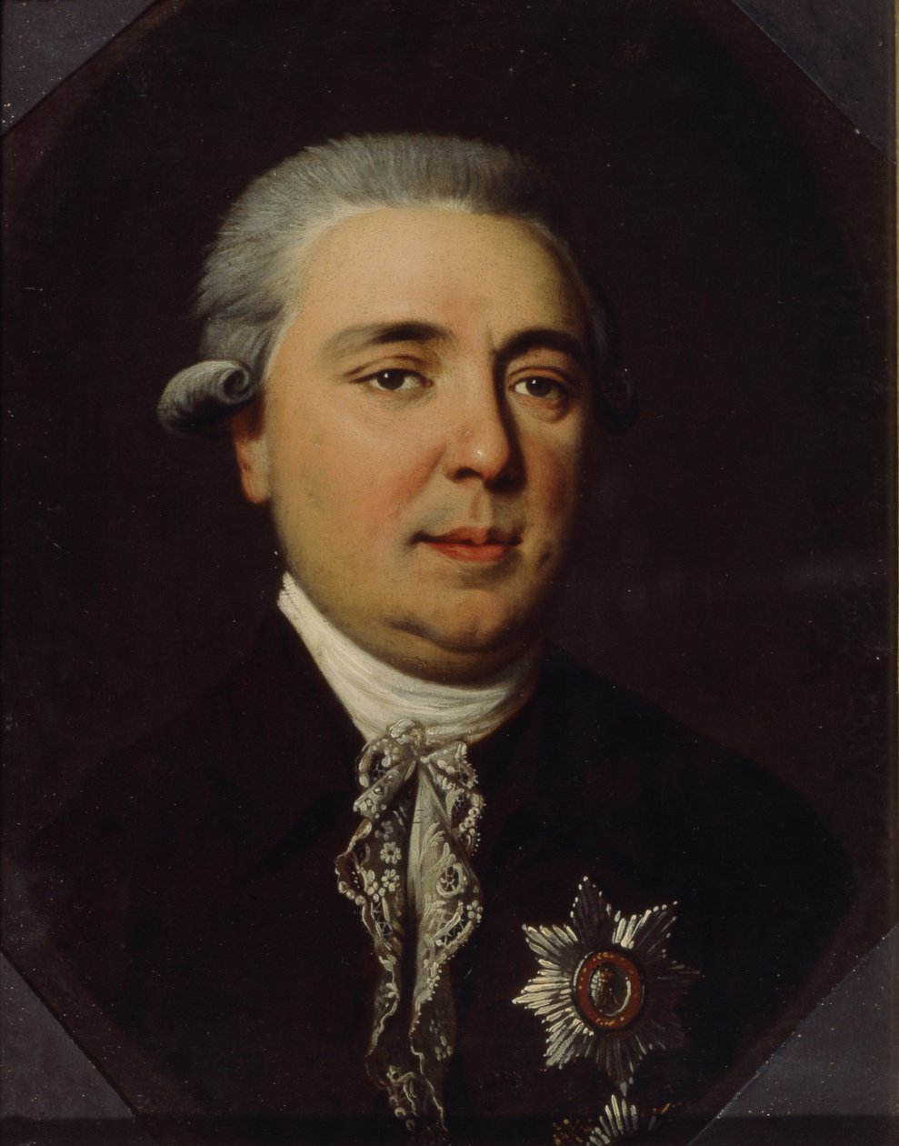 Retrato do Conde Alexander Romanovich Vorontsov 1741-1805 de Johann Heinrich Schmidt