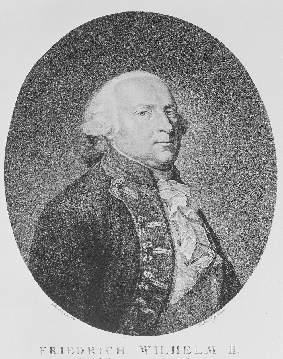 Frederico Guilherme II da Prússia de Johann Heinrich Schroder