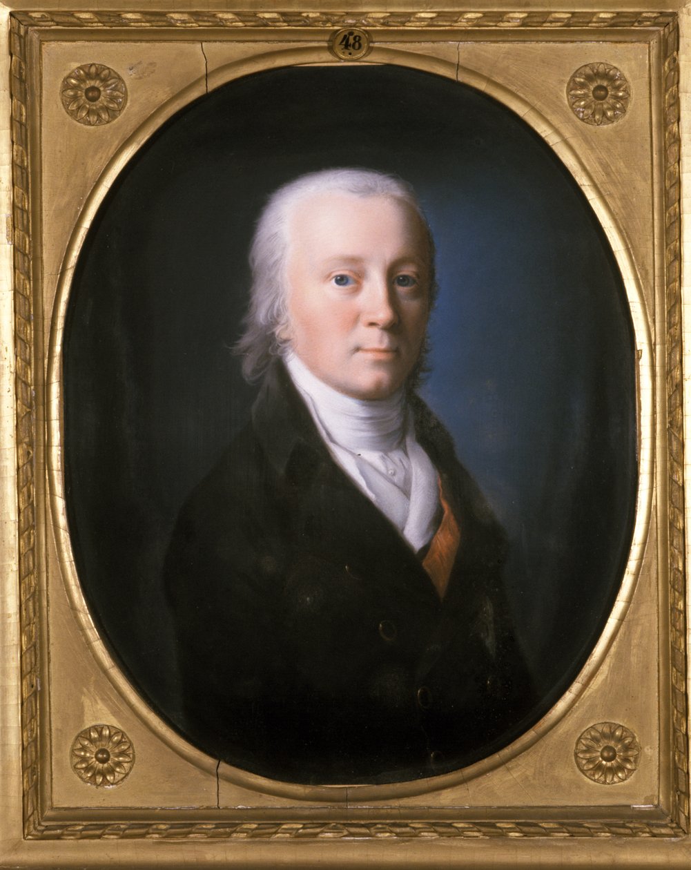 Retrato de um homem, 1800 de Johann Heinrich Schroder