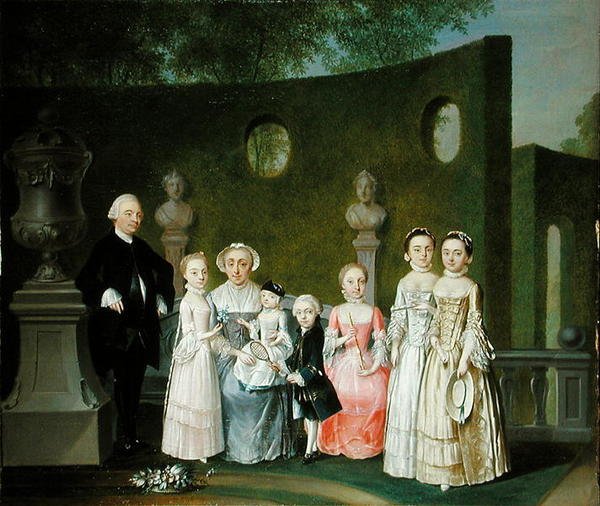 Um retrato de família de Johann Heinrich Strumpff