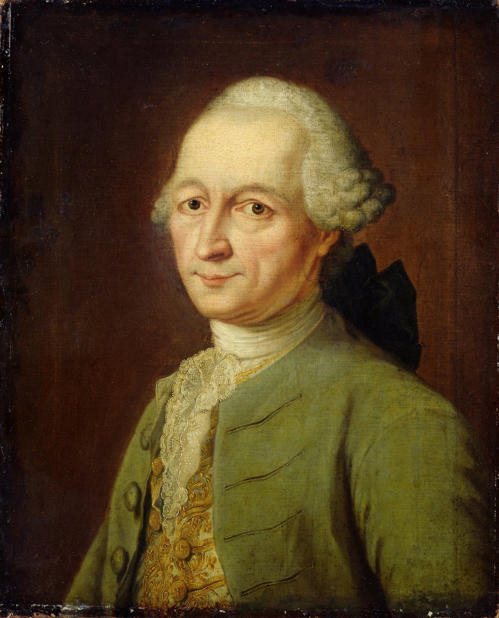 Abraham Gotthelf Kaestner, 1770 de Johann Heinrich Tischbein