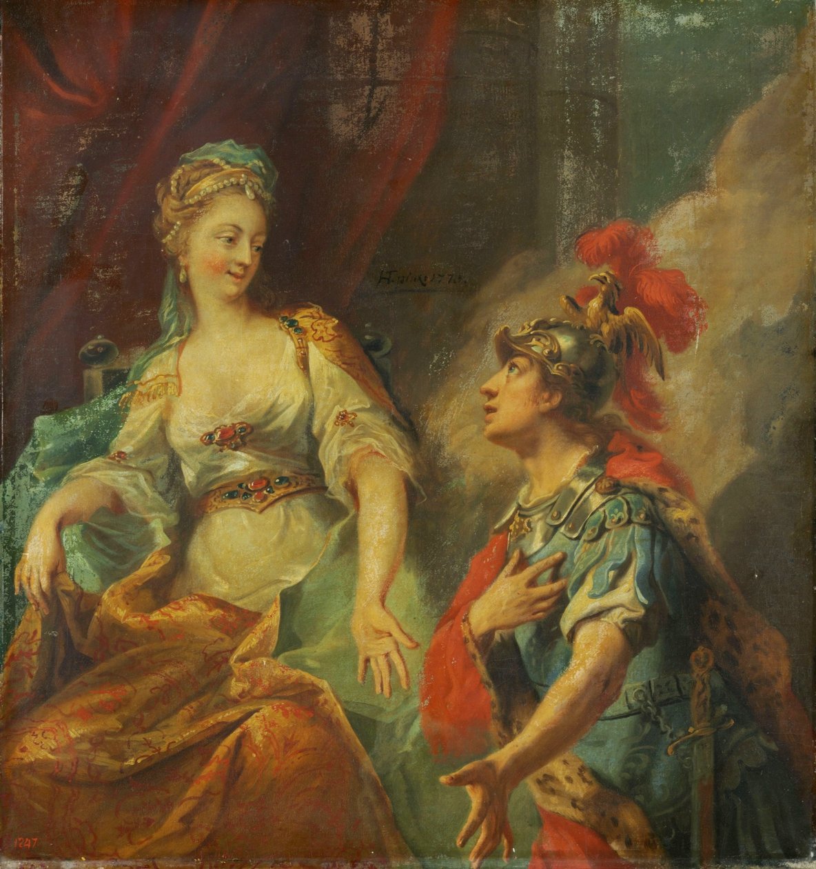 Eneias perante Dido de Johann Heinrich Tischbein