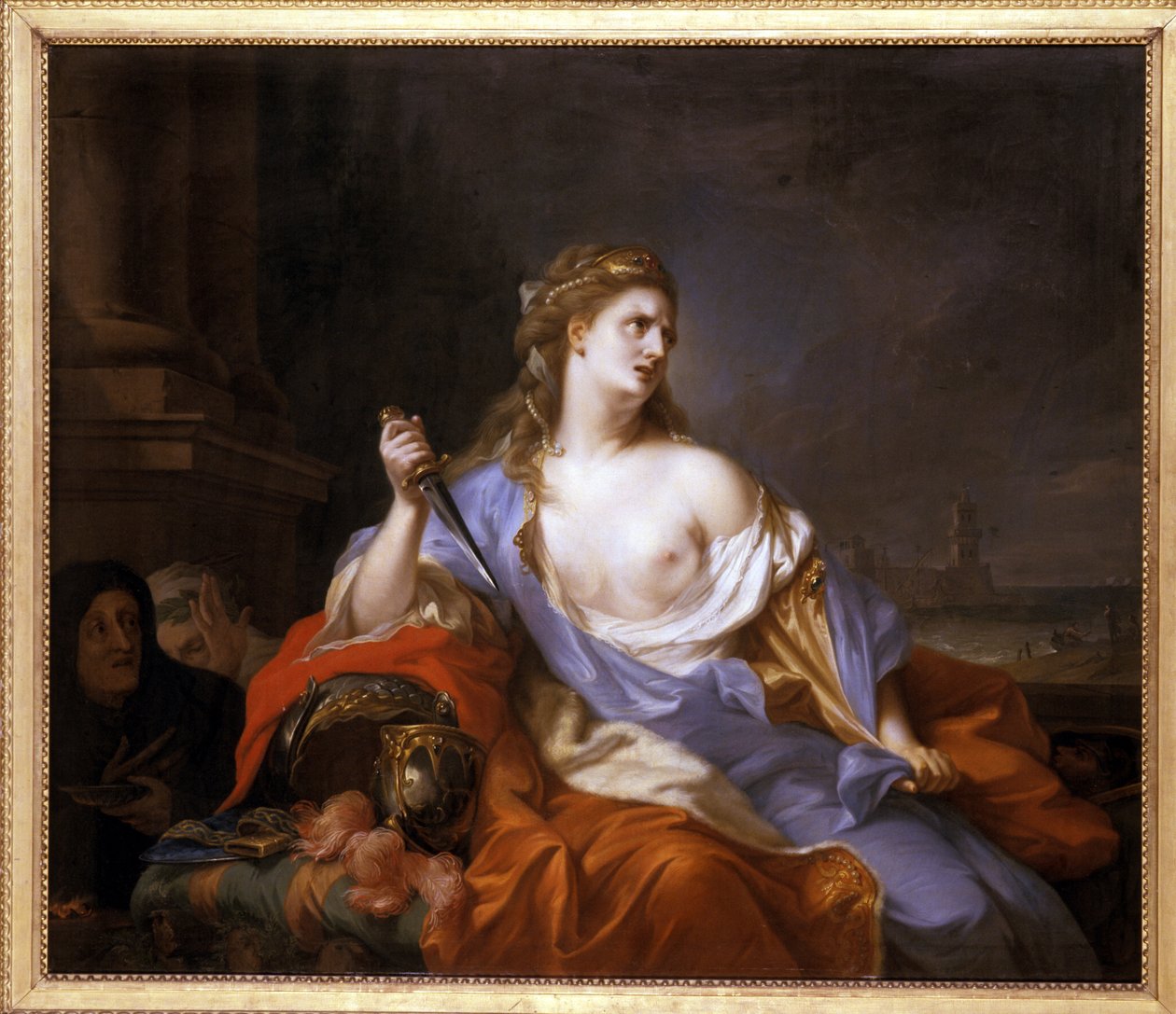 Dido na pira, 1775 de Johann Heinrich Tischbein
