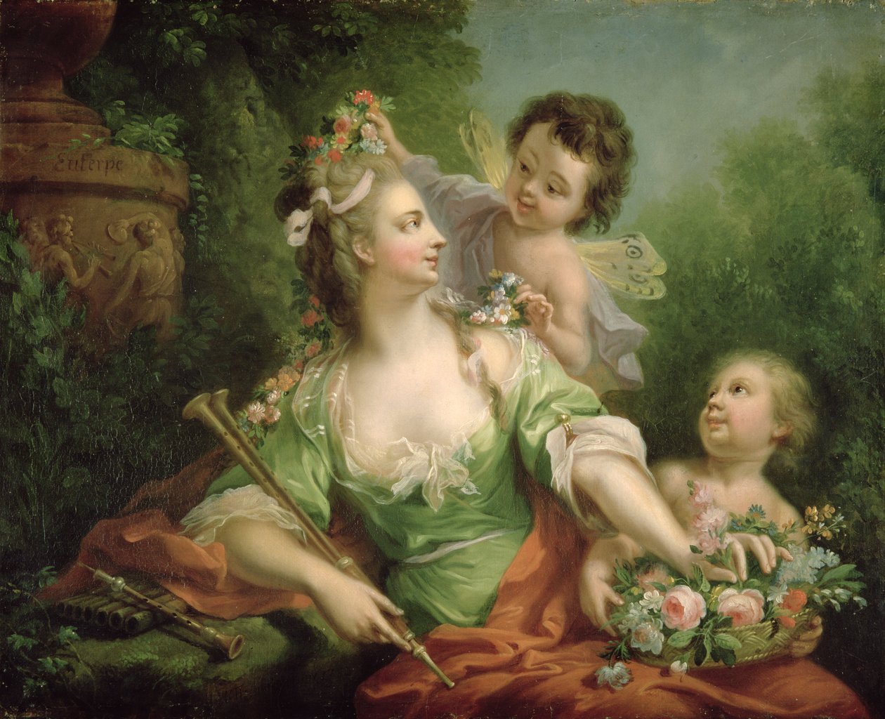 A musa Euterpe, 1782 de Johann Heinrich Tischbein