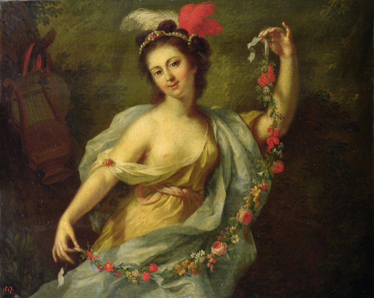 A musa Terpsichore, 1782 de Johann Heinrich Tischbein