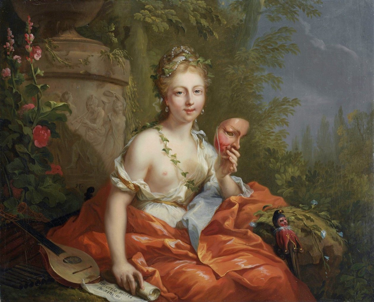 As Nove Musas - Thalia (Comédia) de Johann Heinrich Tischbein
