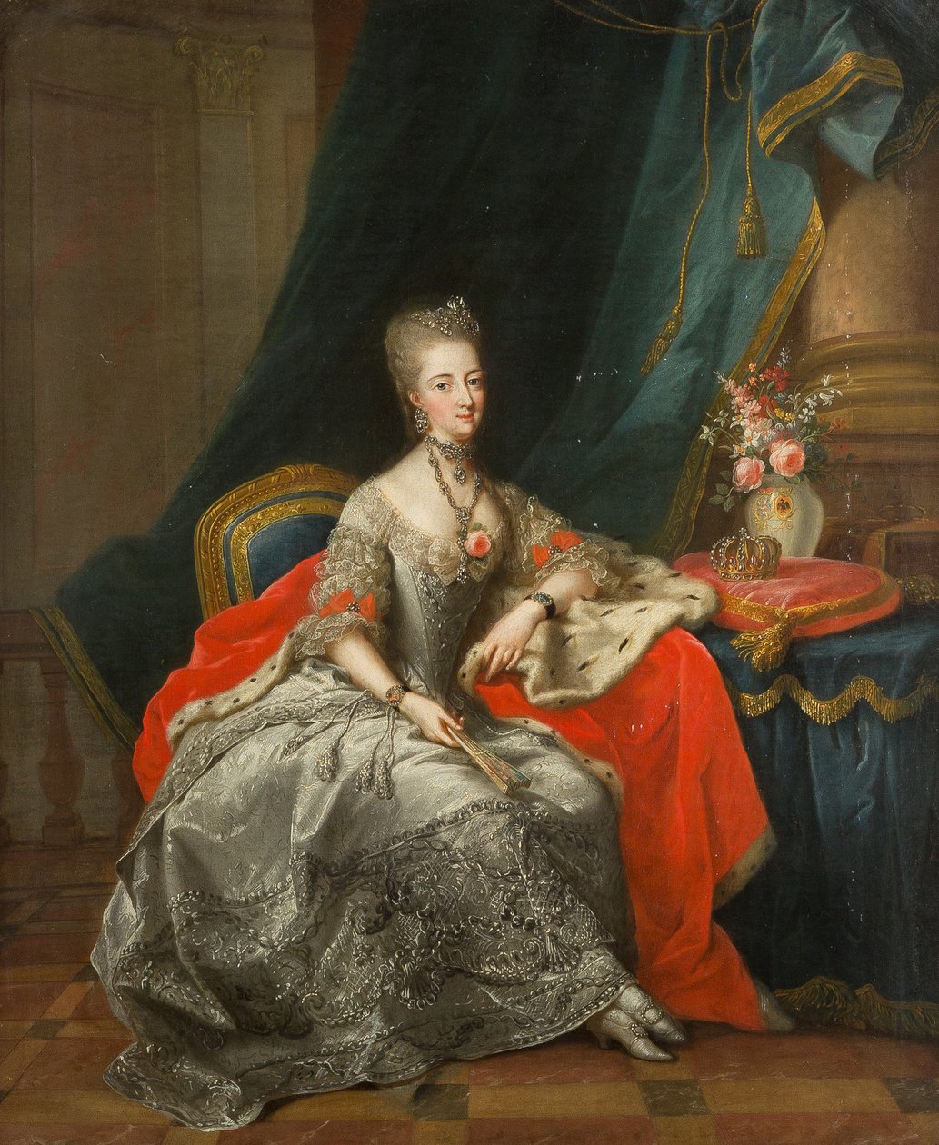 Margravine Philippine de Brandenburg-Schwedt 1745-1800, Landgravine de Hesse-Kassel, 1774. de Johann Heinrich Tischbein