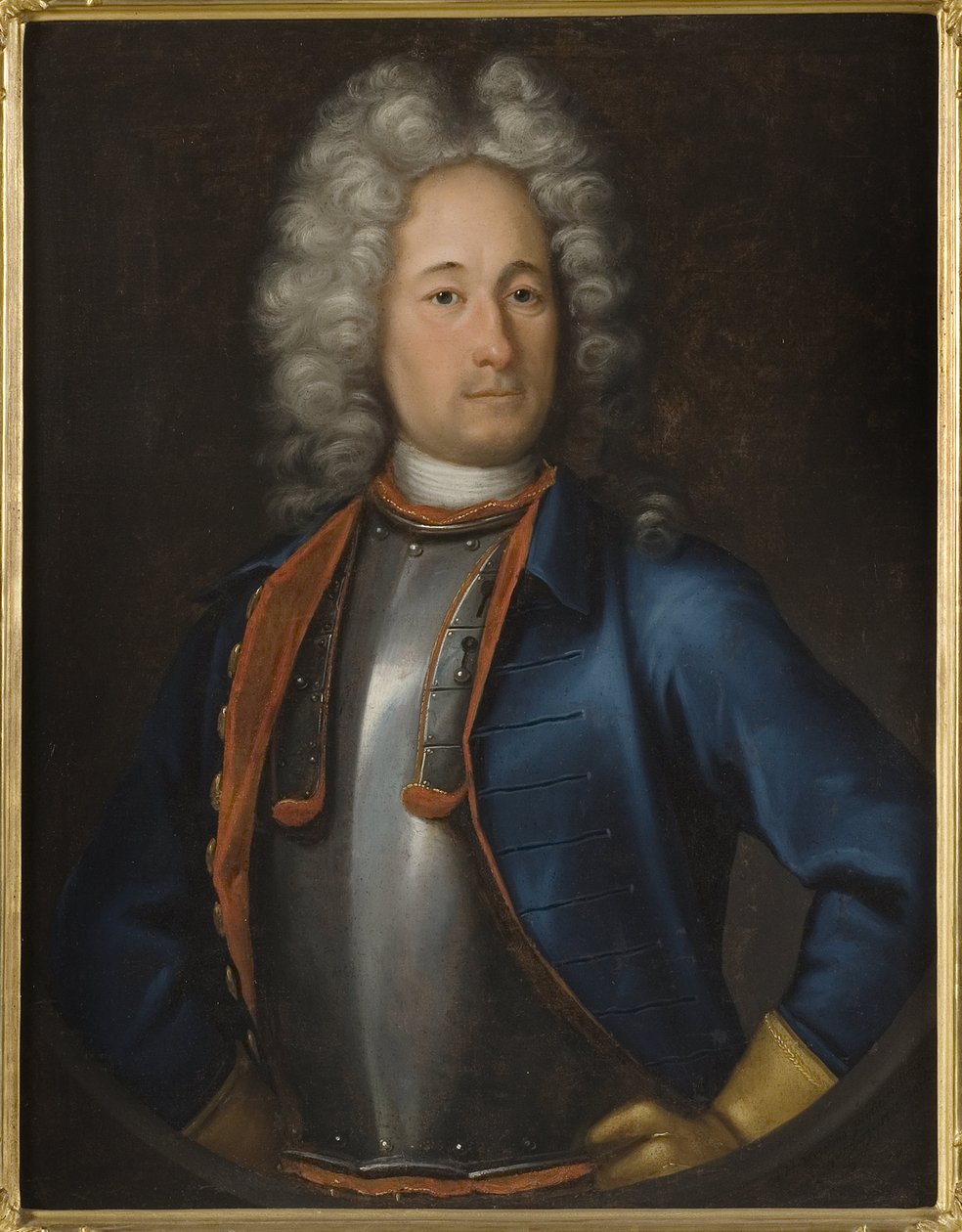 Retrato do Almirante Olof Stromstierna (1664-1730), de Wedekind, Johann-Heinrich (1674-1736). Óleo sobre tela de Johann Heinrich Wedekind