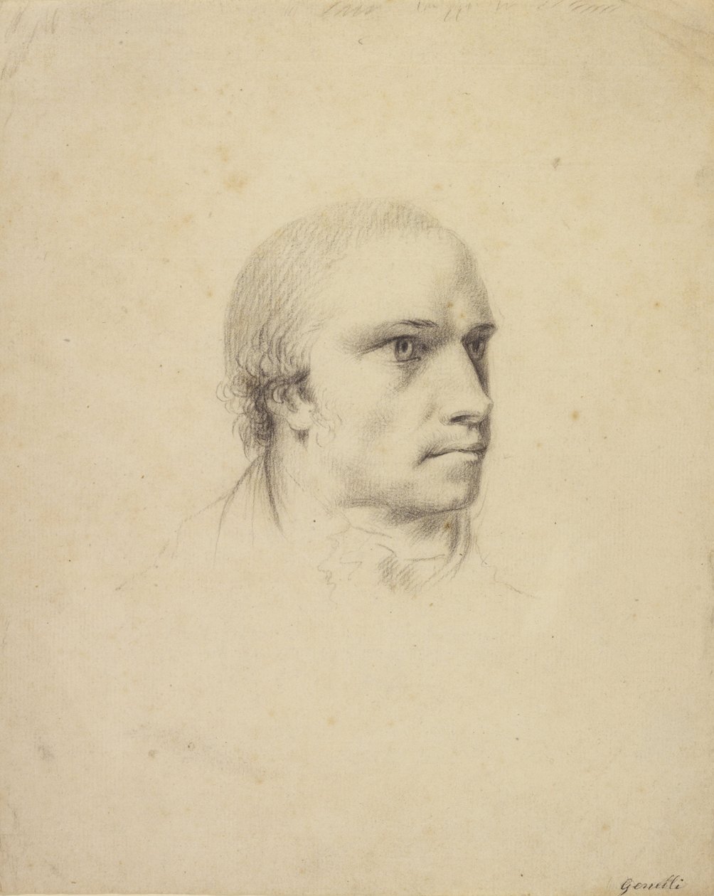 Retrato de António Canova de Johann Heinrich Wilhelm Tischbein